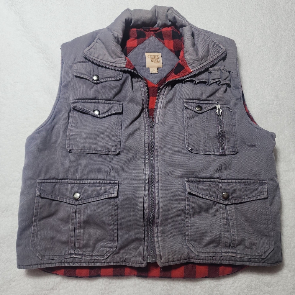 Ozark Trail Gray Ultility Camping Vest Size Medium